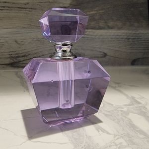 Send Me Offers! Antique Alexandrite Crystal Perfume Bottle w/Screw Topper